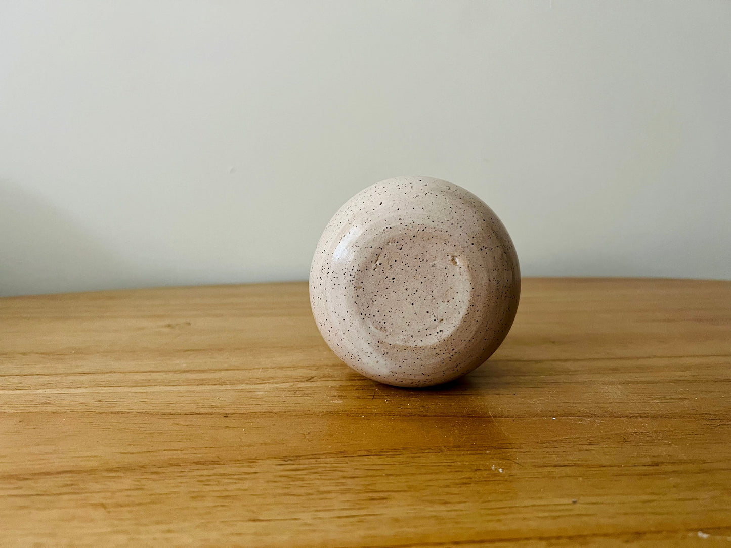 seconds- Hanging orb planter -ceramic -white