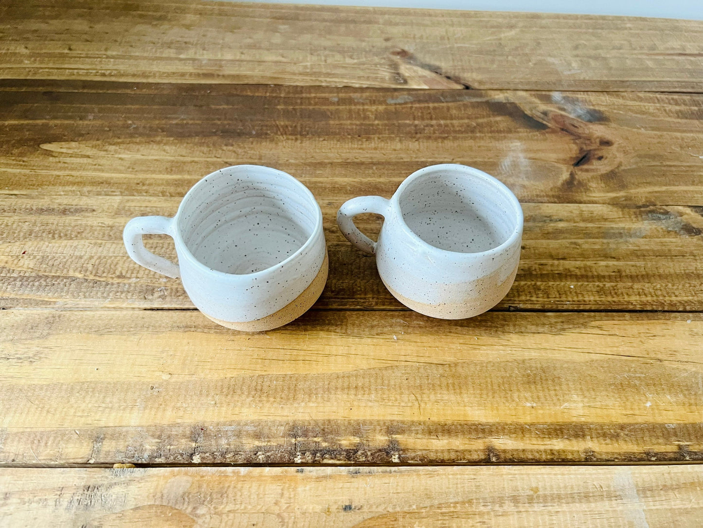 SECONDS-oversized rounded espresso cup- coffee mug- handmade kitchen decor