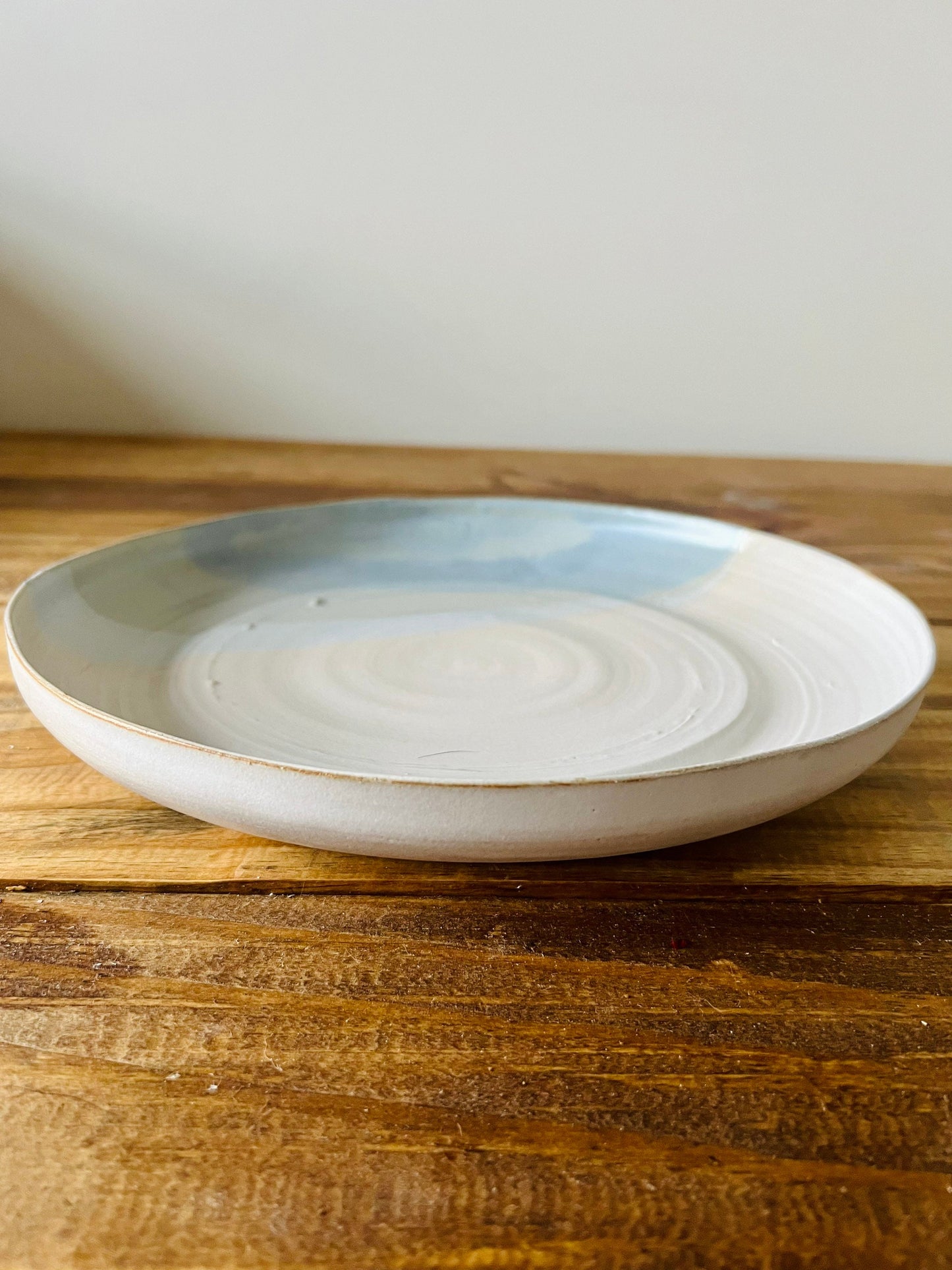 SECONDS-  blues blate handmade.