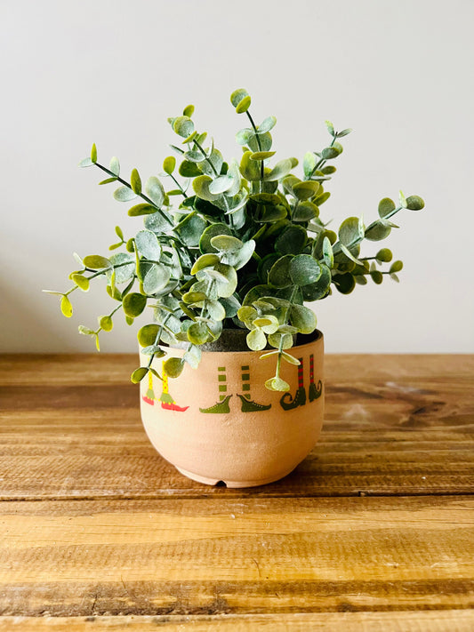 Seconds - Elf Planter- Handmade Ceramic