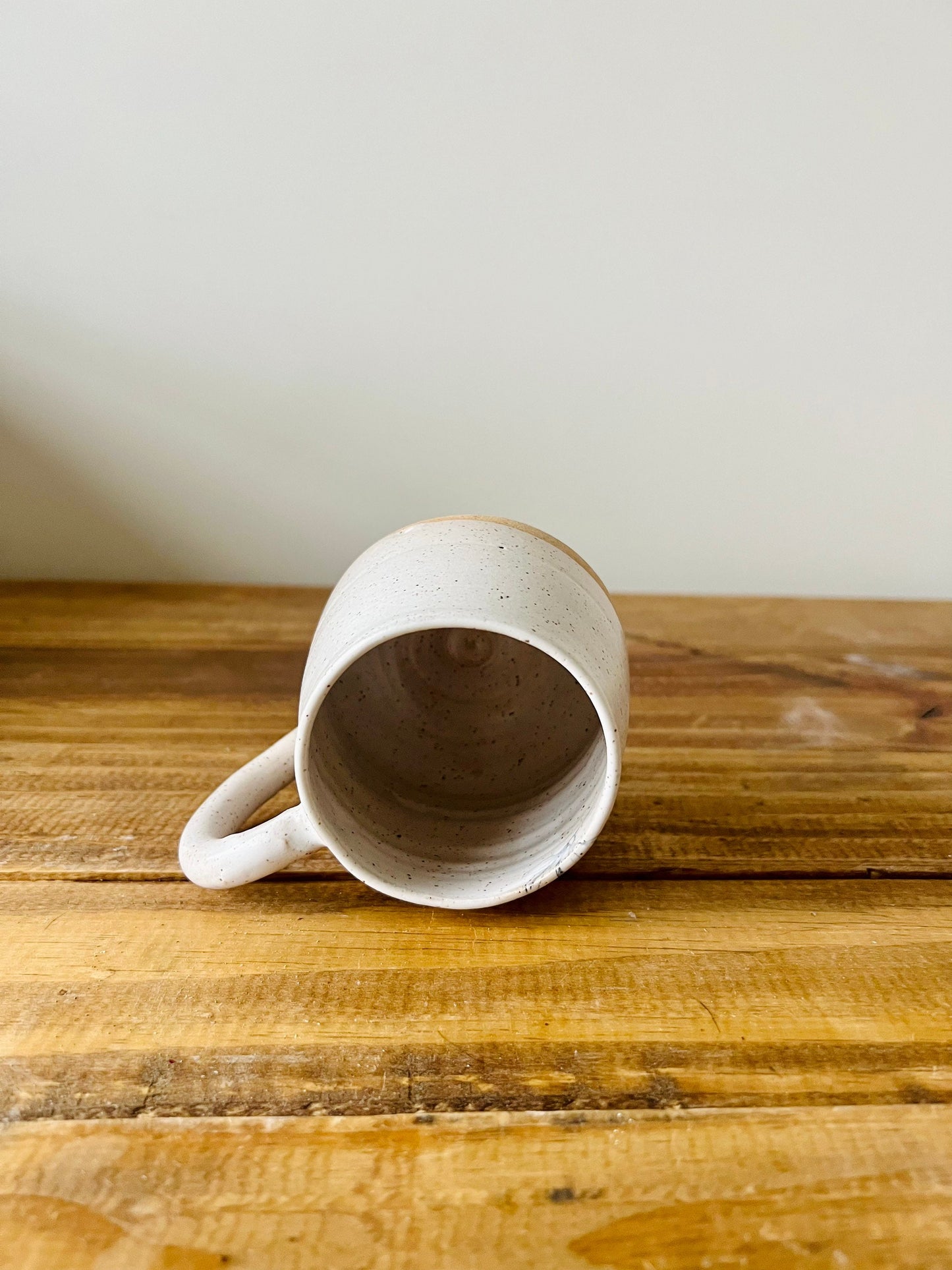 SECONDS-rounded Coffee cup- coffee mug- handmade kitchen decor