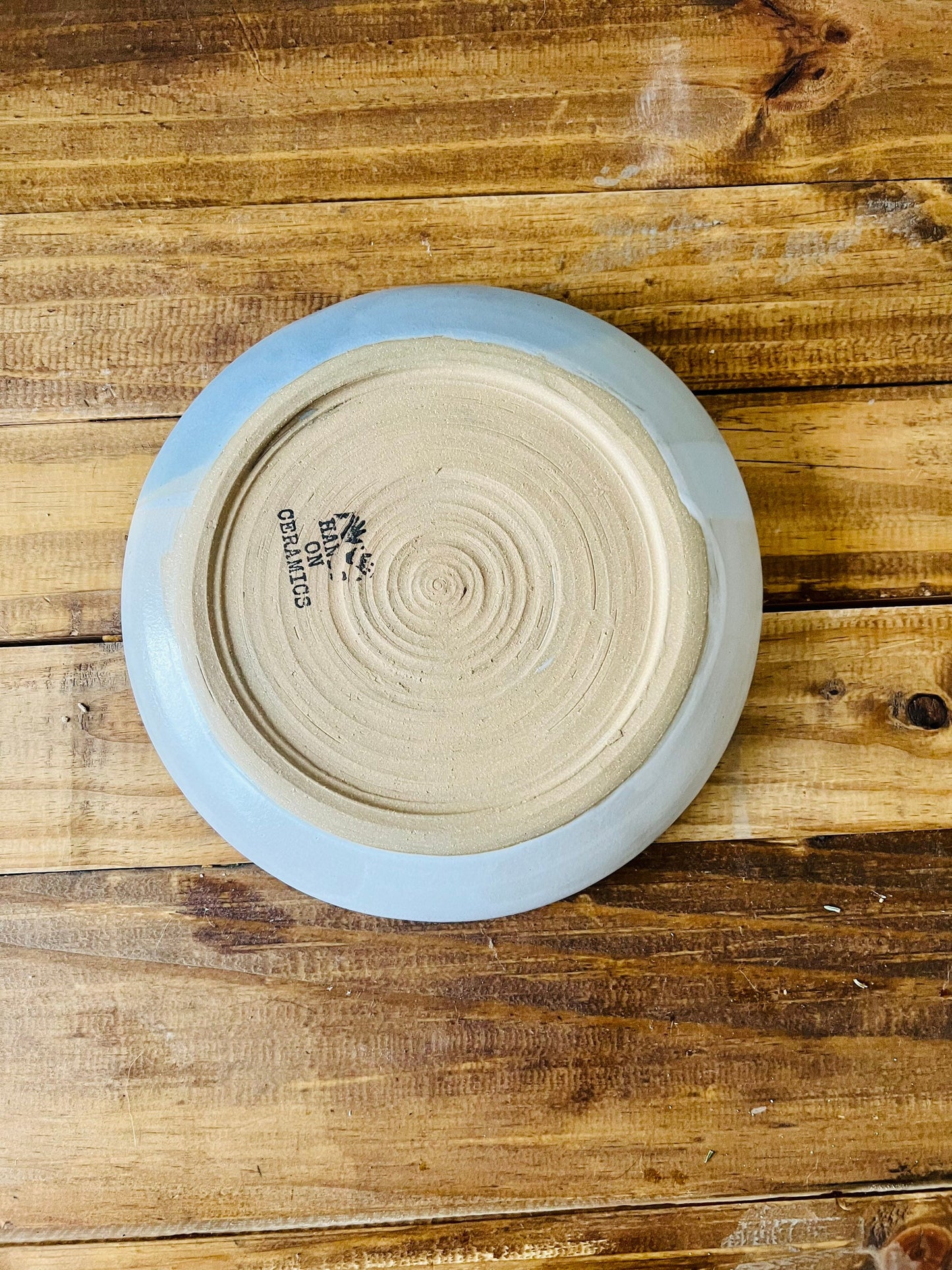 SECONDS-  blues blate handmade.