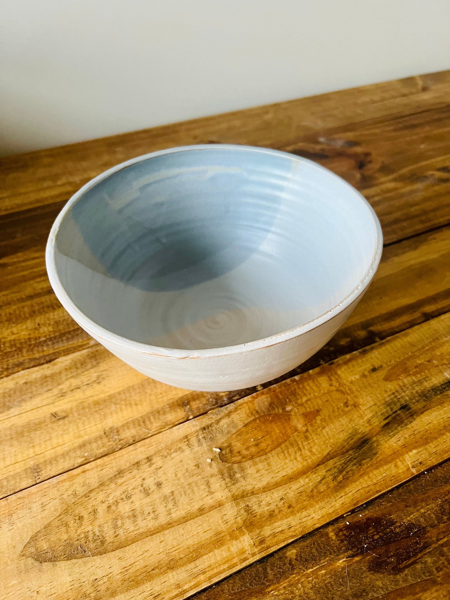 Seconds- blue oversized cereal bowl