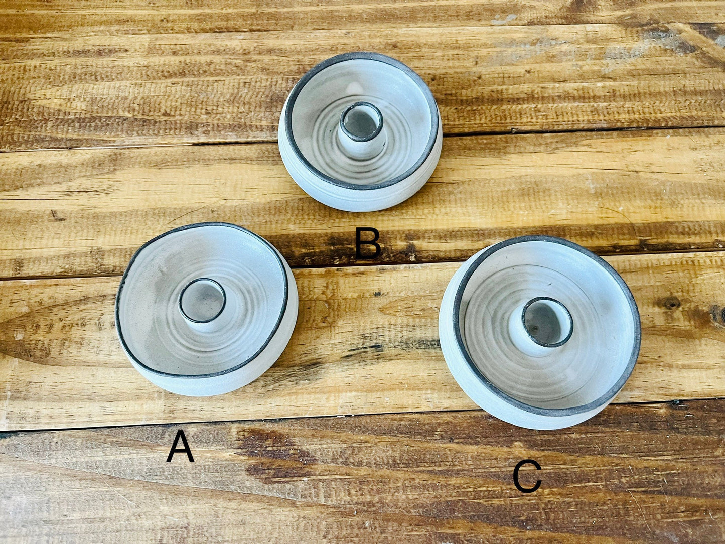 Seconds - Angled Incense Burner Tray - Handmade Ceramic - Palo Santo - Sage