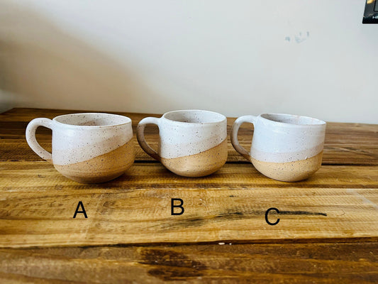 SECONDS-oversized rounded espresso cup- coffee mug- handmade kitchen