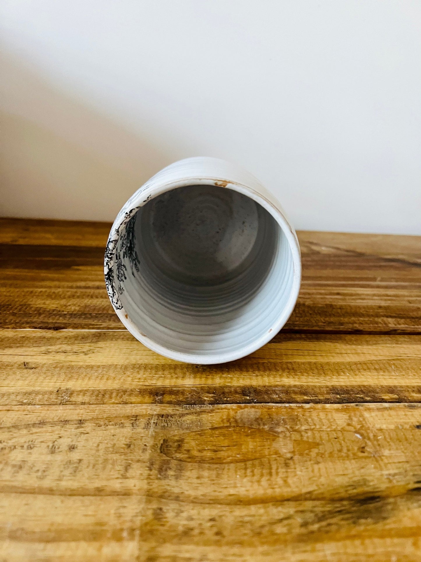 Samples- floral utensil holder - ceramic- handmade ceramics