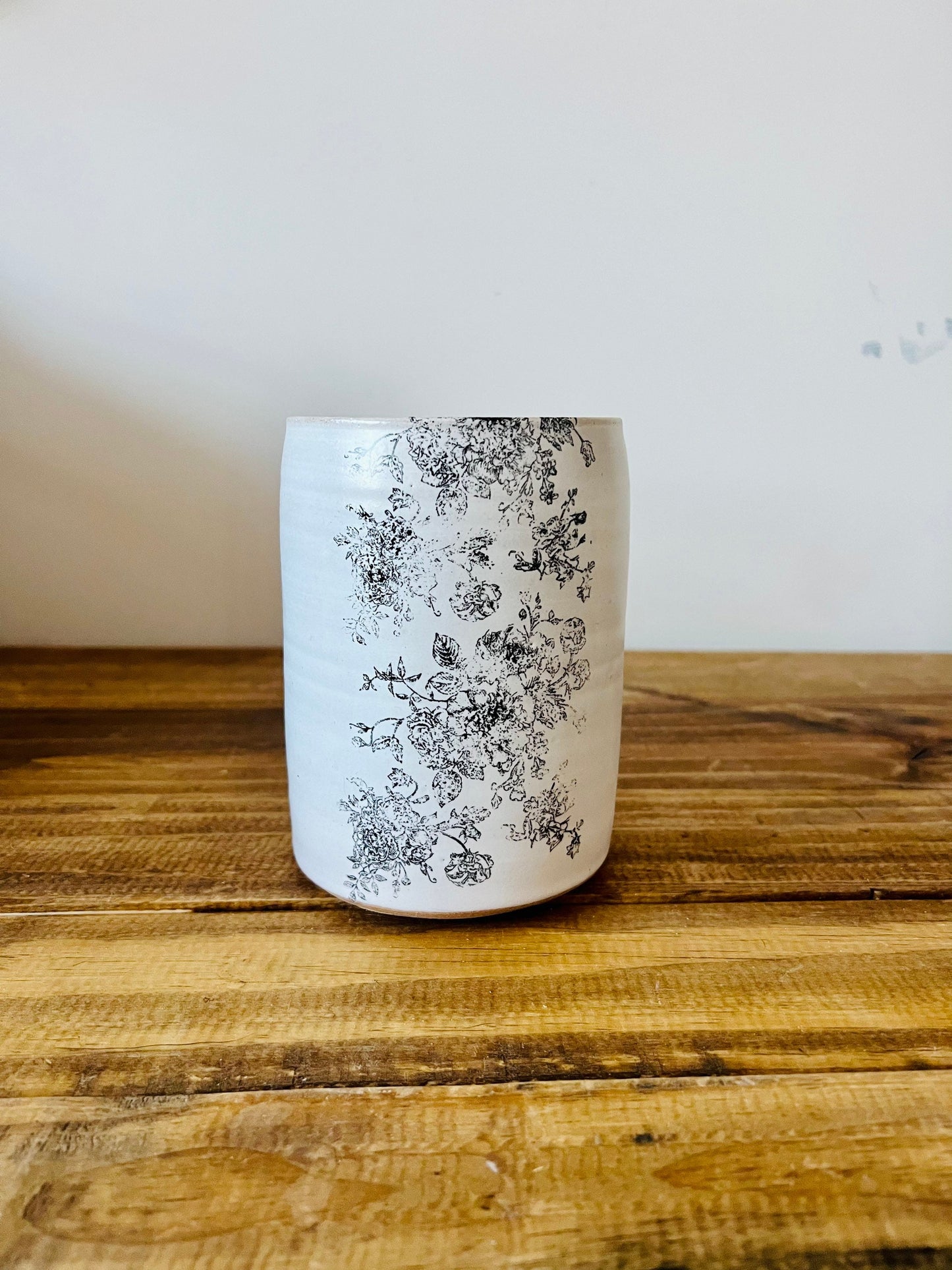Samples- floral utensil holder - ceramic- handmade ceramics