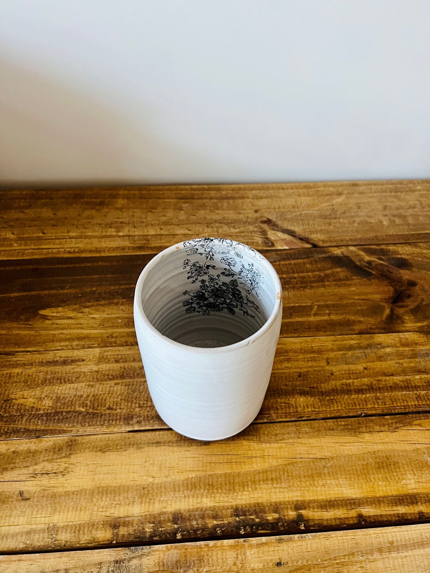 Samples- floral utensil holder - ceramic- handmade ceramics