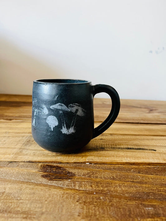 Sample - Mushroom Coffee Cup - Coffee Mug- Handmade Ceramic - Kitchen Decor