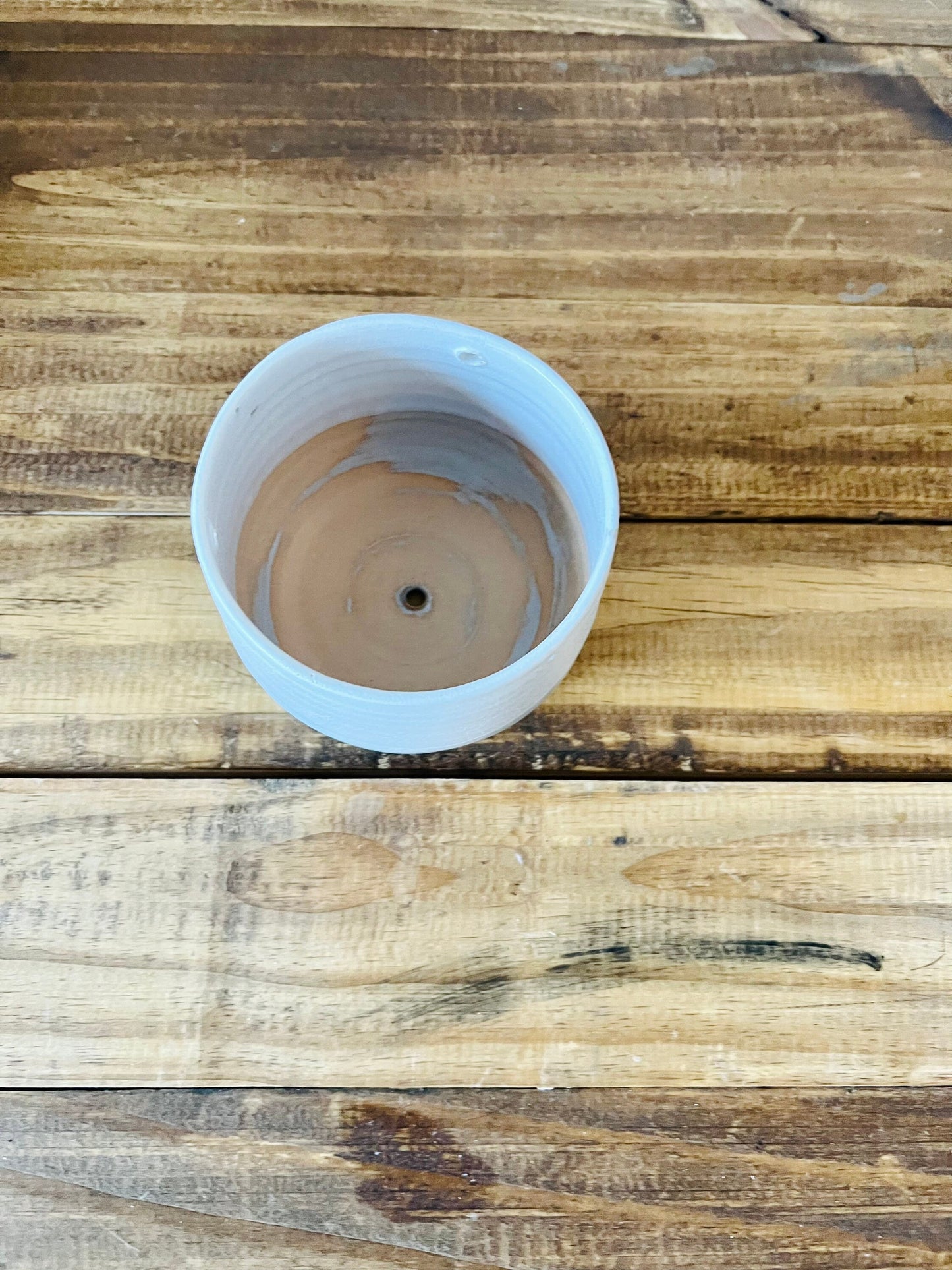 Seconds - Hanging Orb Planter with Drainage Hole - Ocean Blues