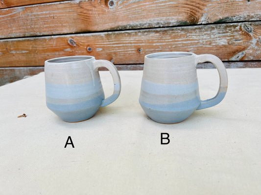 Seconds - Criss-cross Angled Mugs - Ocean Blues