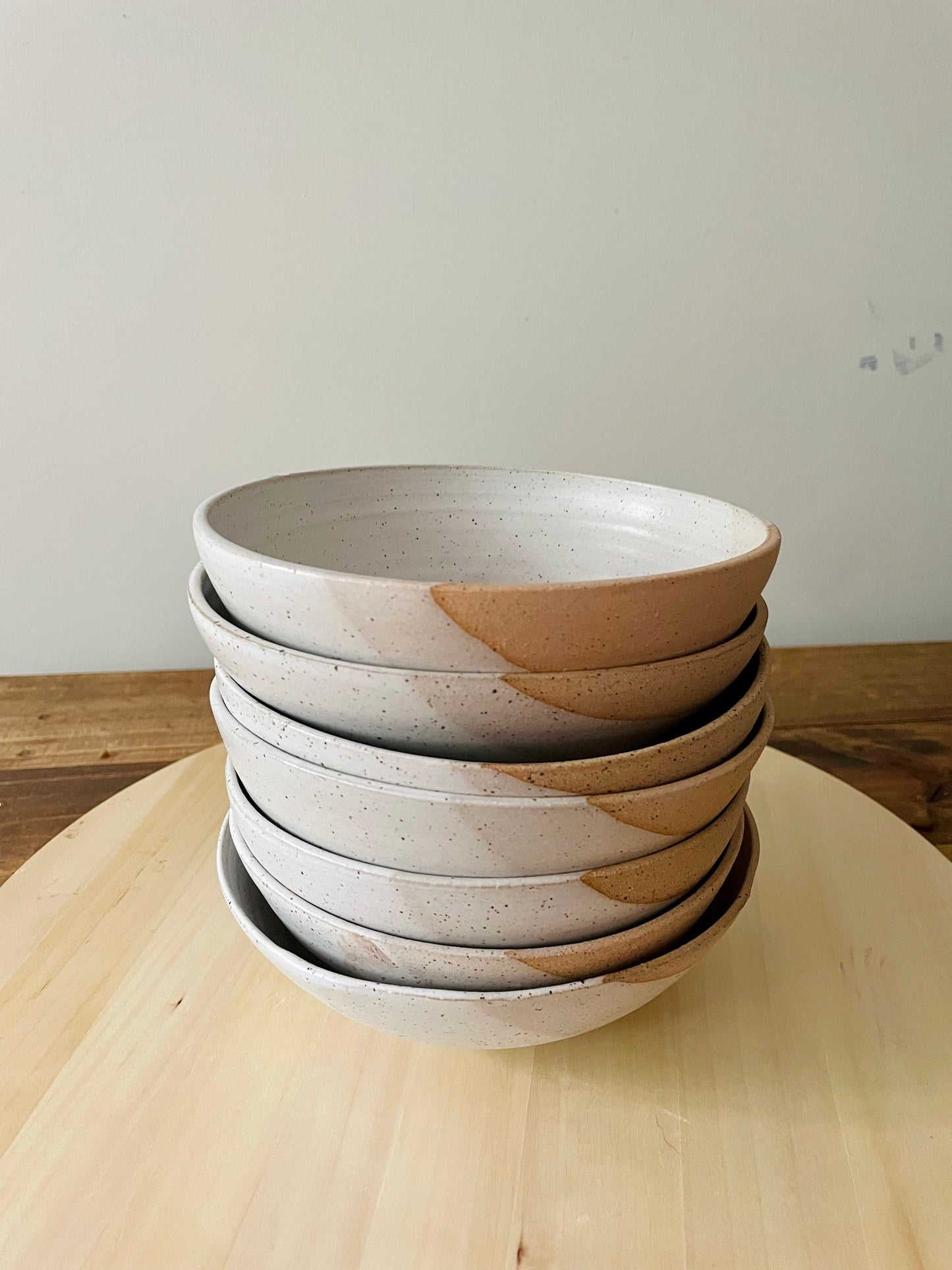 Seconds - Angled Bowls - White - Handmade Ceramic Kitchenware
