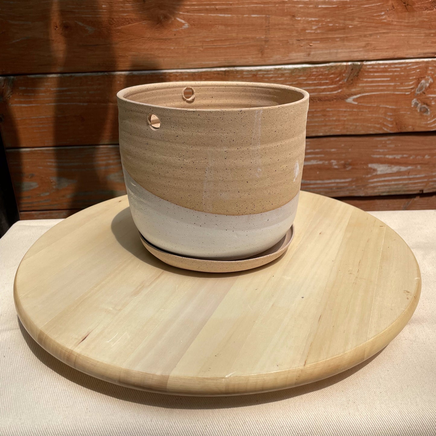 Seconds - Hanging Orb Planter - Handmade Ceramic