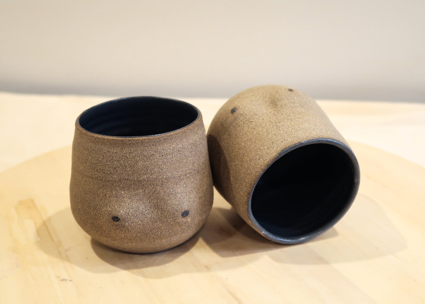 Seconds - Boob Mug - Natural Black - Handmade Ceramic Coffee Mug