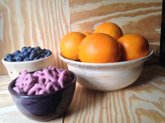 Small deep red  terrcoatta bowl