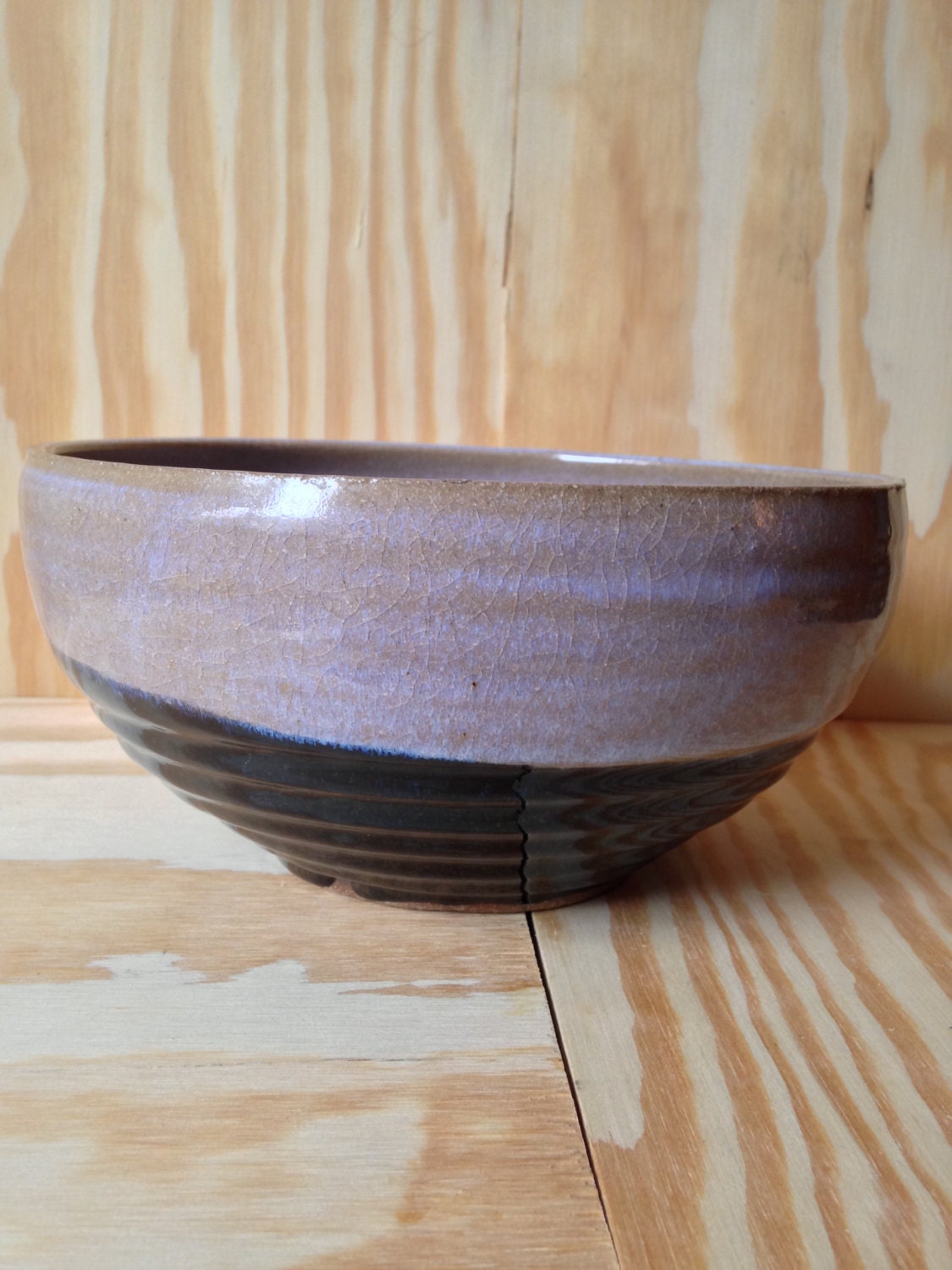 Large textured Black and Clear multi use bowl