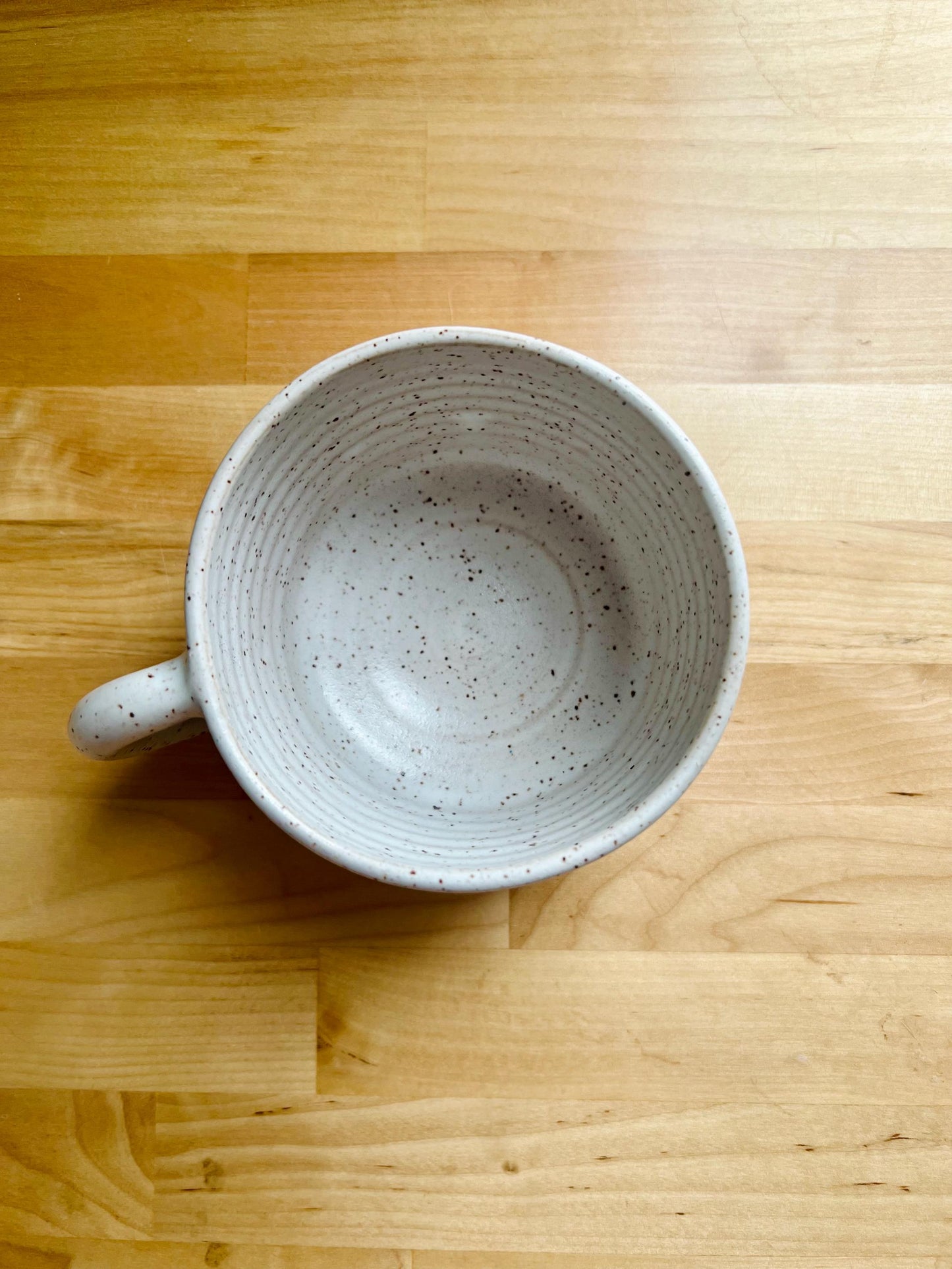 DRAFT Hand-Carved Ceramic Mug  Cappuccino Coffee Cup  Handmade Pottery Kitchenware  Unique Gift