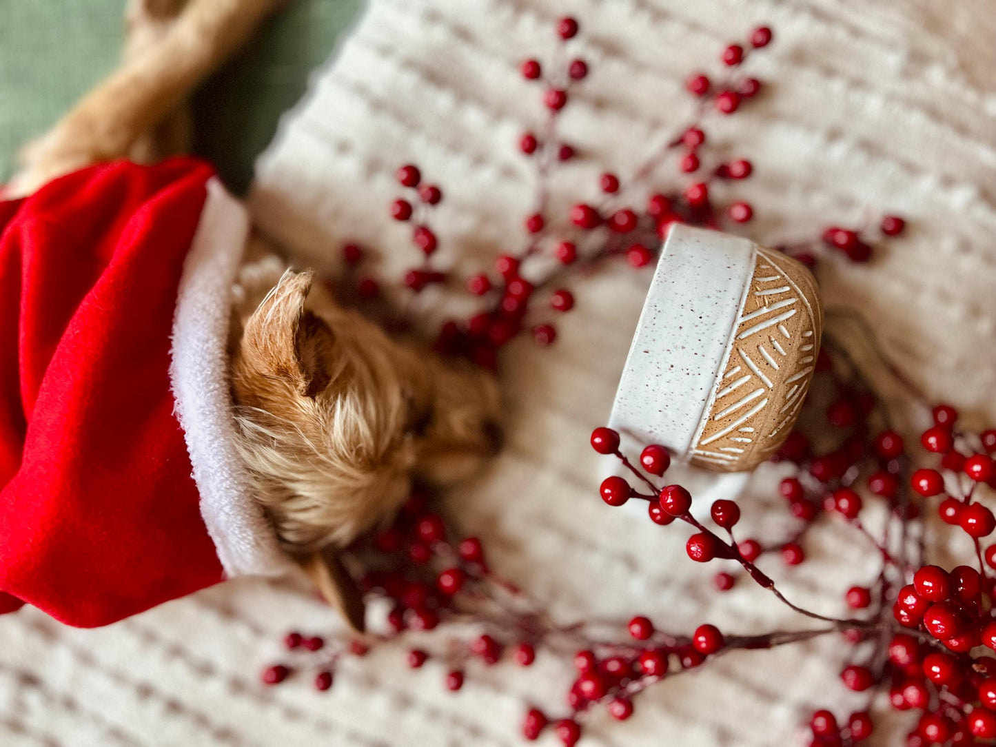 Hand-Carved Ceramic Coffee Mug: Large Stoneware Pottery Cup