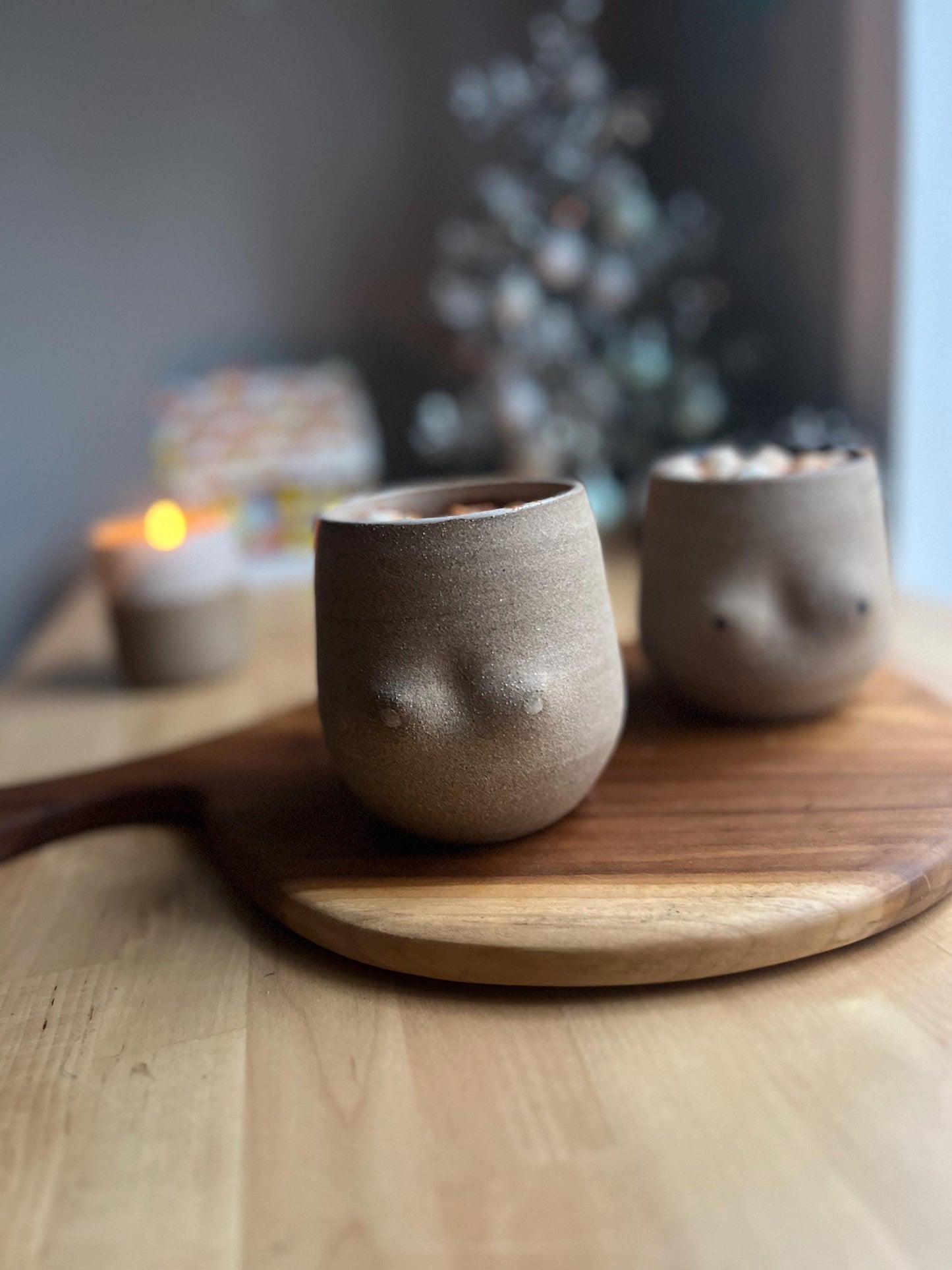 DRAFT Boob Shot Glass - Handmade Ceramic Cup - Fun & Functional Gift - Multiple Color Options