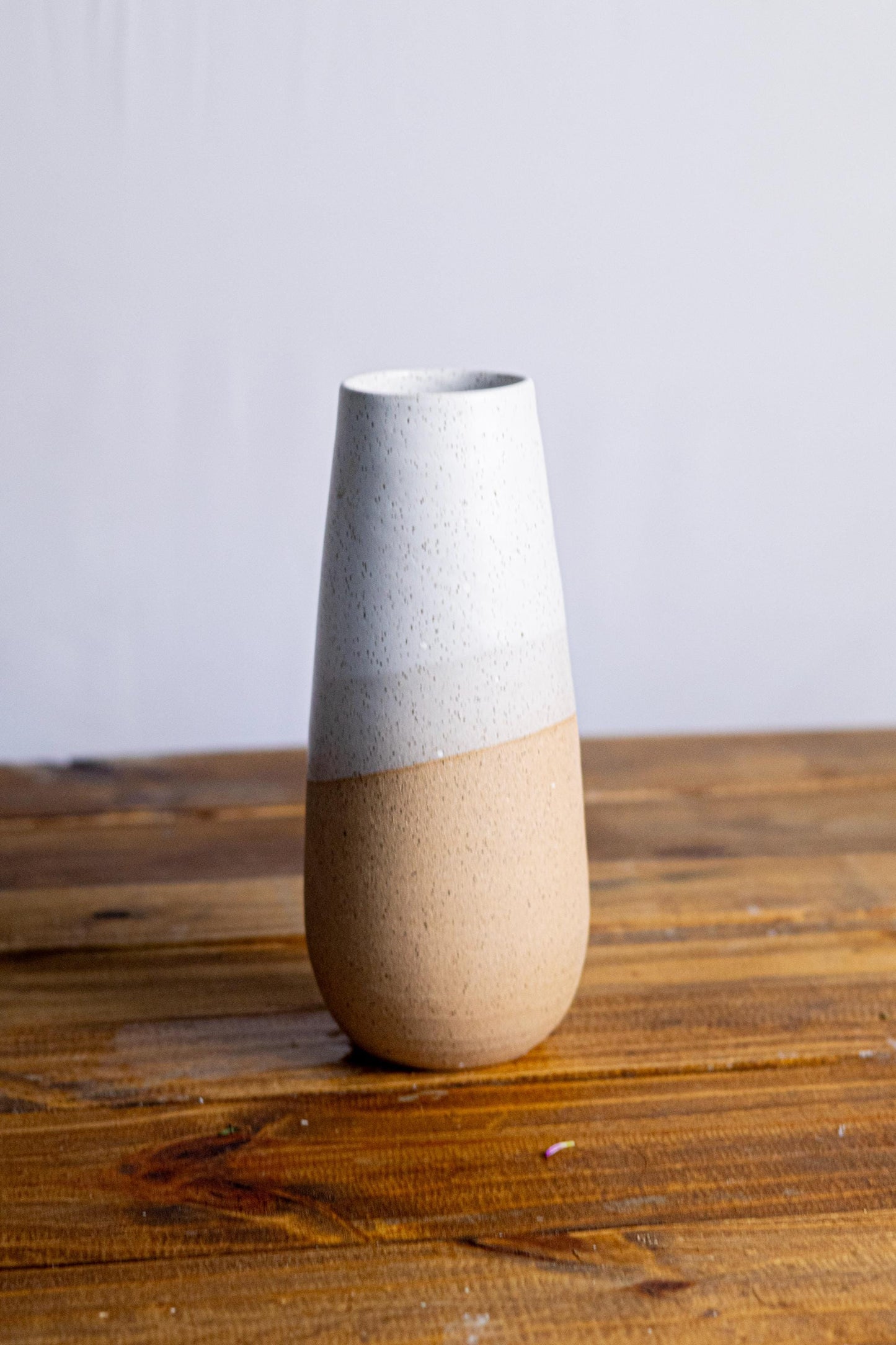 Wide Bottom Vase  Unique Ceramic Vase- color and size options