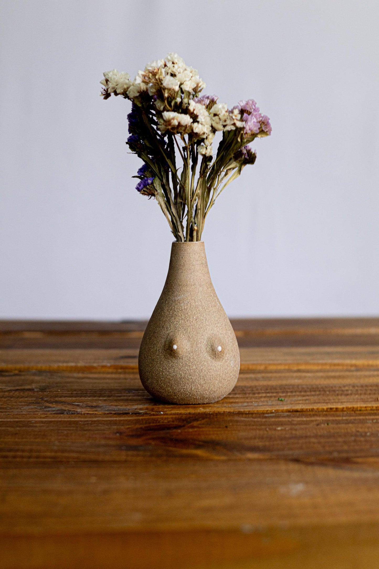 Handmade Boob Bud Vase  Fun Ceramic Flower holder  Unique Small Vase  Playful & Functional Gift