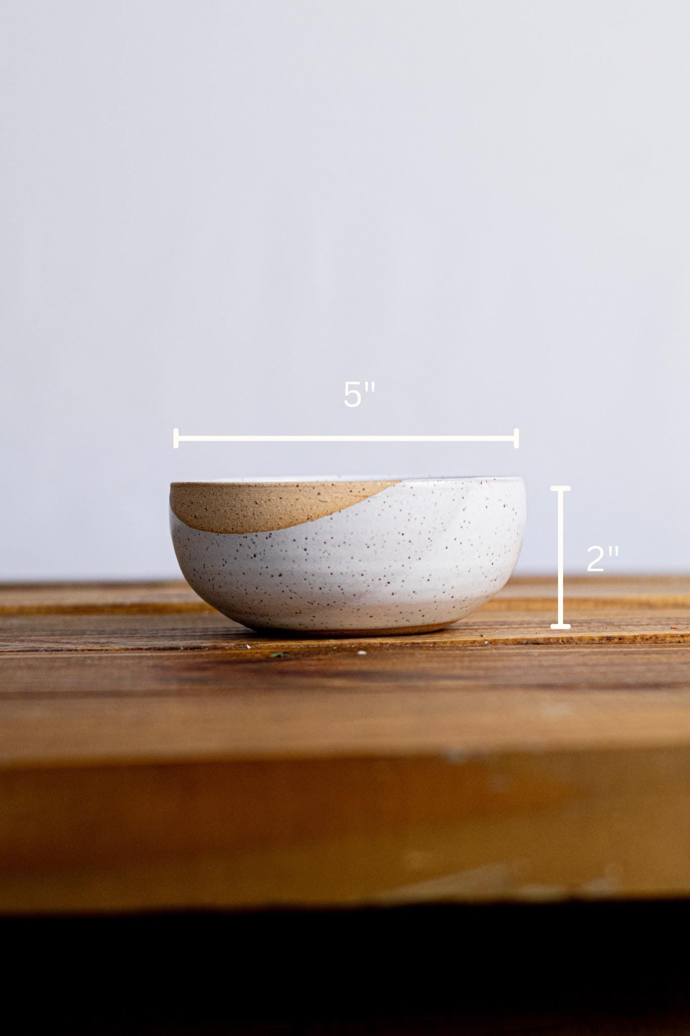 wide bottom Cereal Bowl: Handmade Stoneware Cookware.