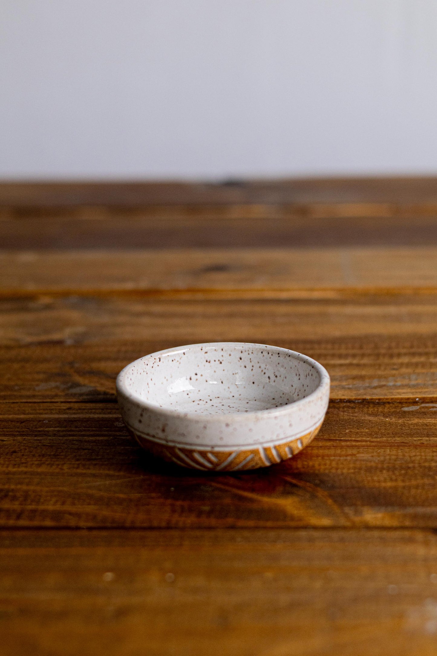 Handcarved Ramekin  ramekin-ceramic dish - ceramic cookware- salt cellar- small bowl