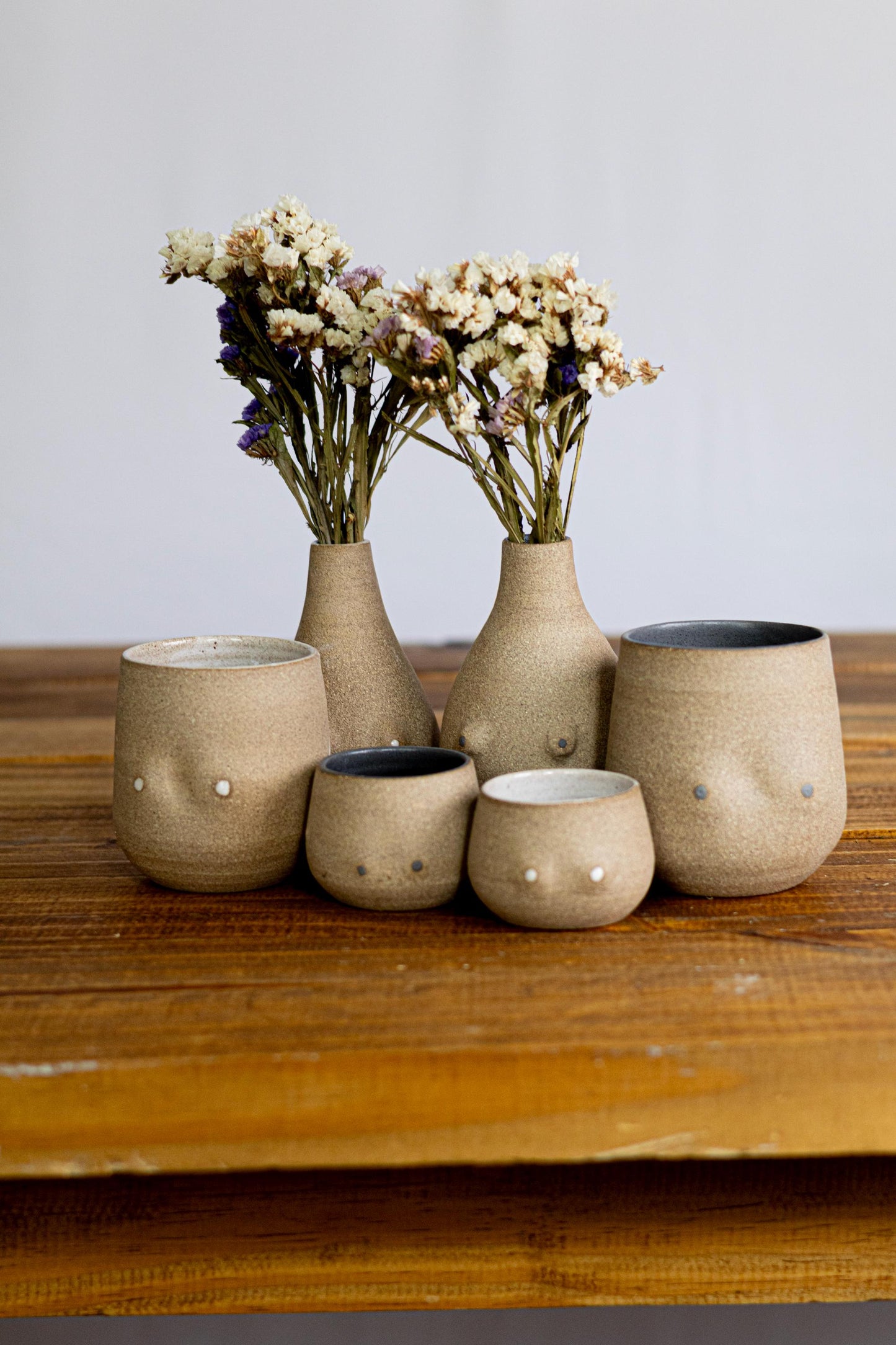 Boobie Matchstick Holder - Strike-on-side - Handmade Ceramic- multipurpose small cup