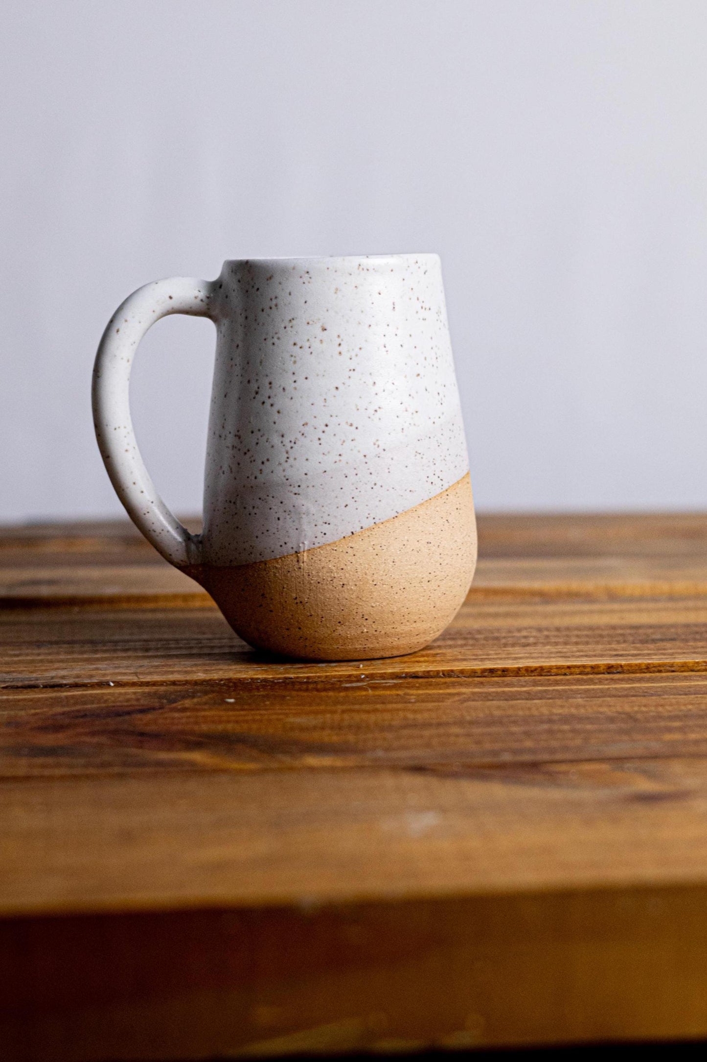 Tall Round-Bottom Mug -16 ounces - Handmade Ceramic Coffee Mug