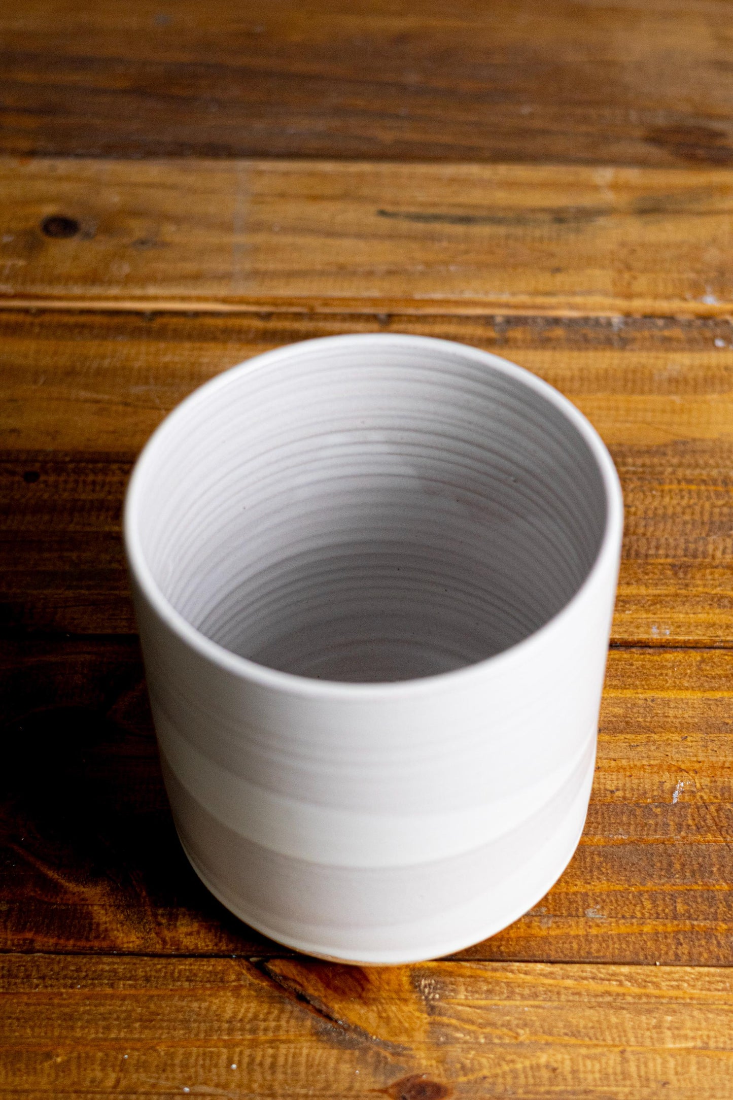 Criss Cross Ceramic Utensil Holder: Criss-Cross Stoneware Crock