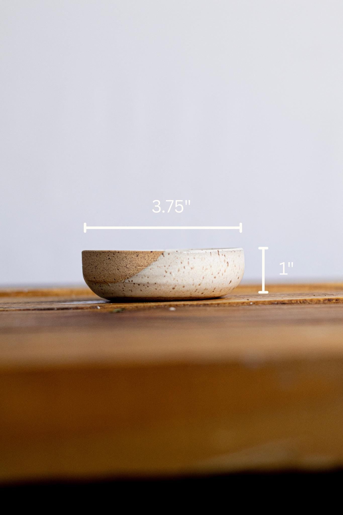 Handmade Ramekin  wide bottom ramekin-ceramic dish - ceramic cookware- salt cellar- small bowl