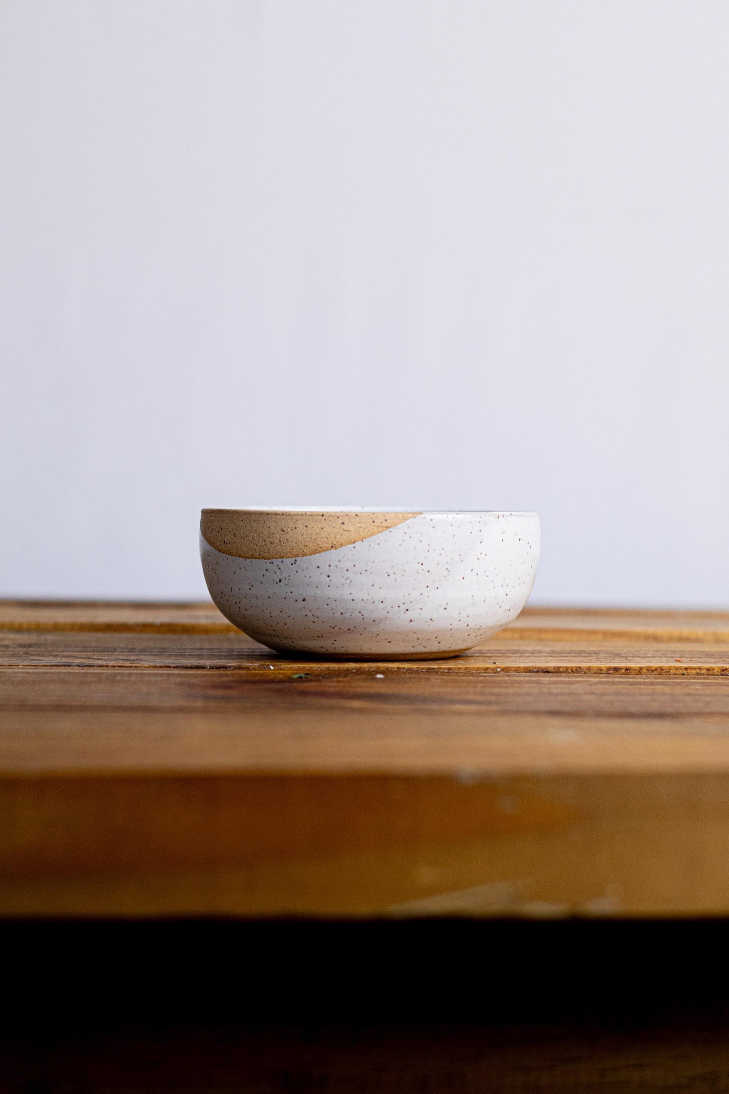 wide bottom Cereal Bowl: Handmade Stoneware Cookware.