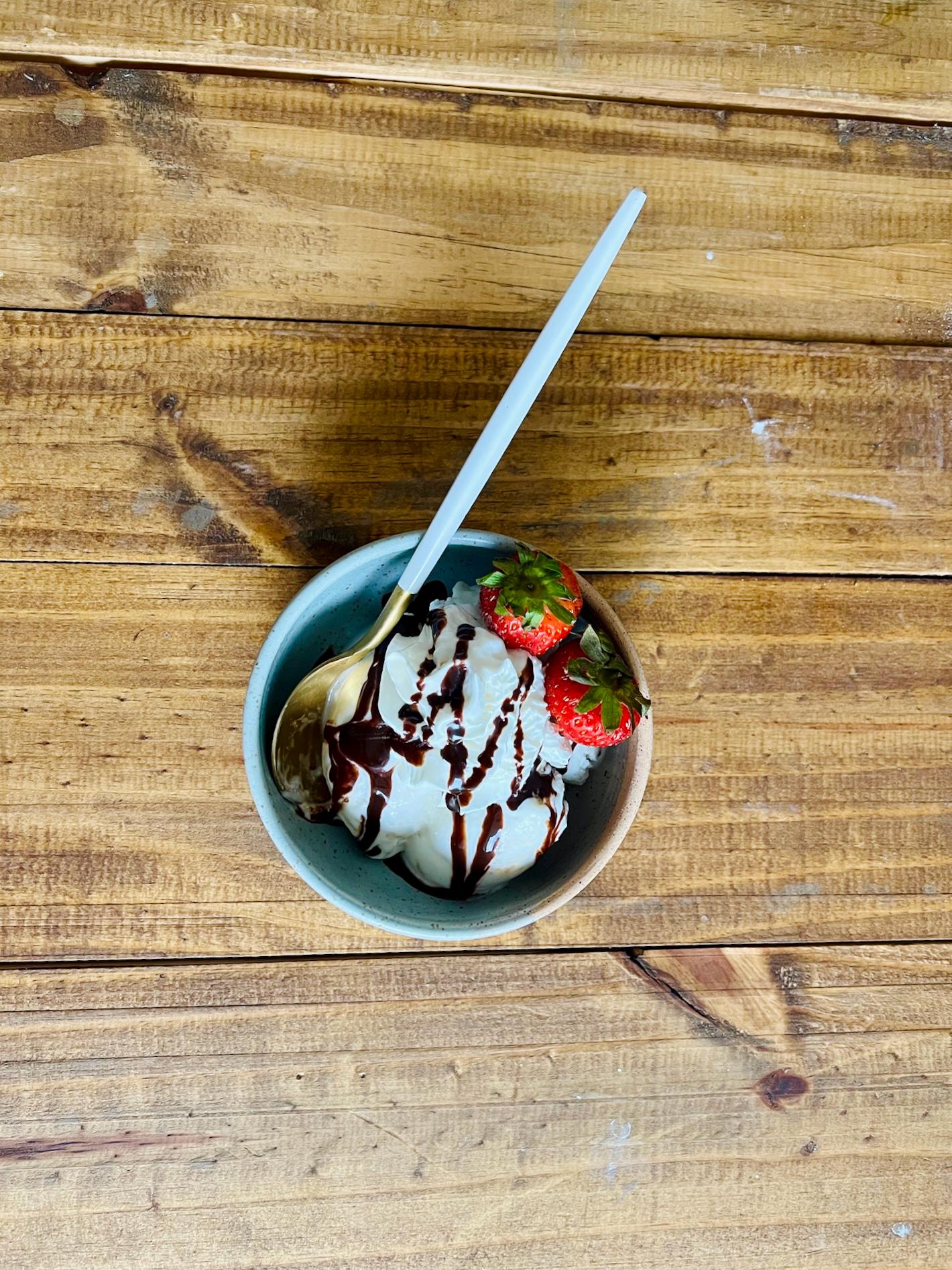 wide bottom Cereal Bowl: Handmade Stoneware Cookware.