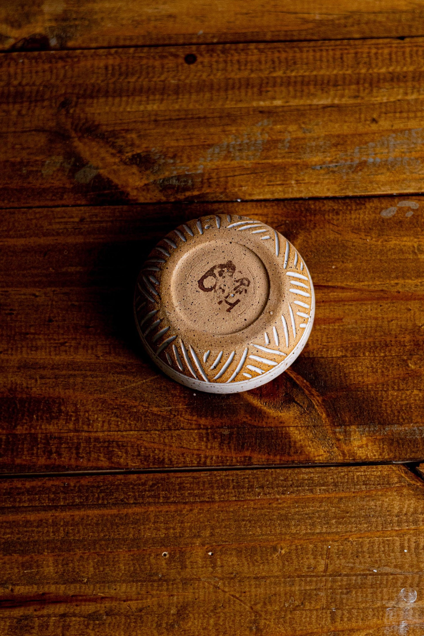 Handcarved Ramekin  ramekin-ceramic dish - ceramic cookware- salt cellar- small bowl