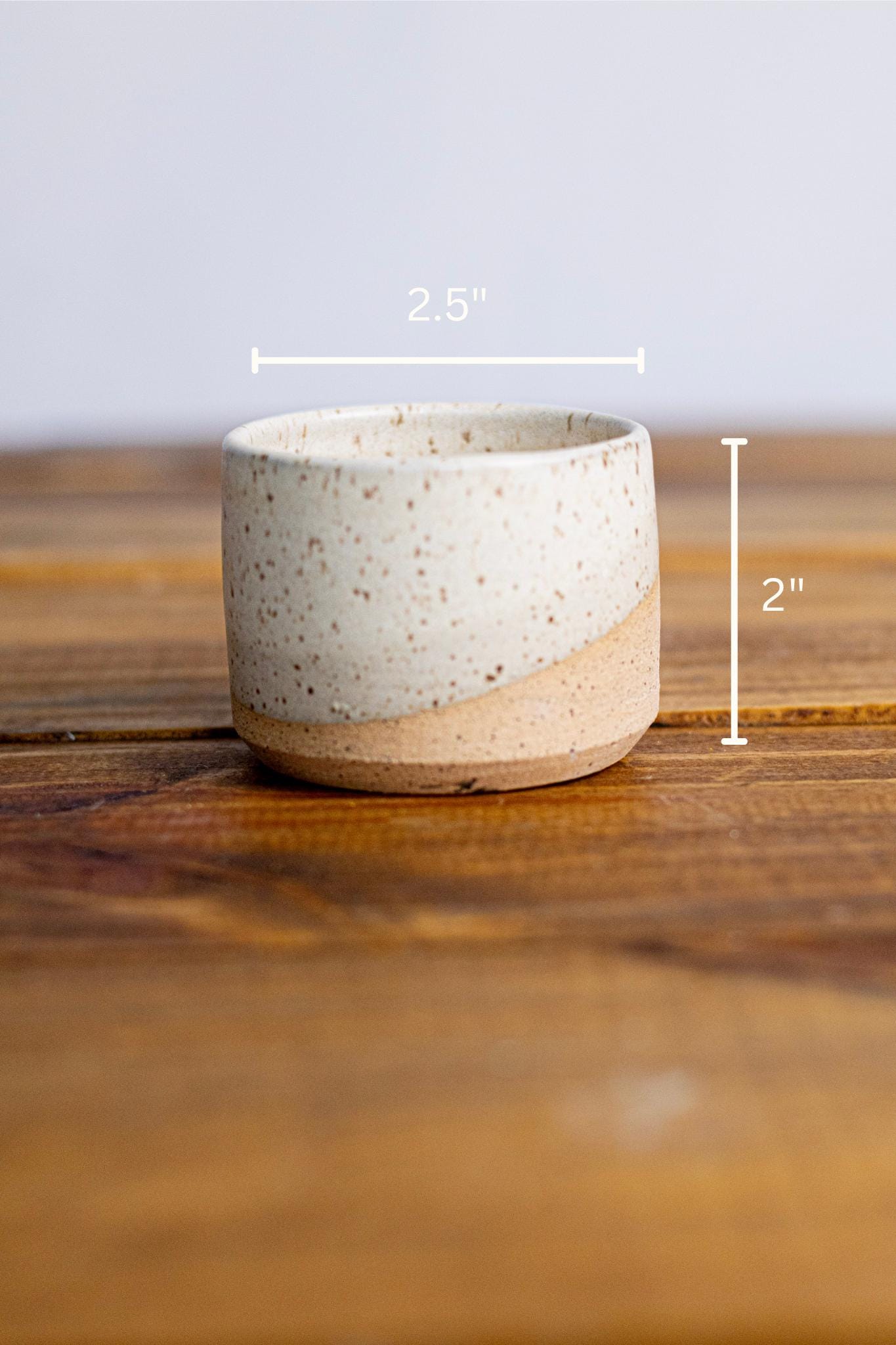 Mini Succulent Pots - 2-pack - Handmade Ceramic planters