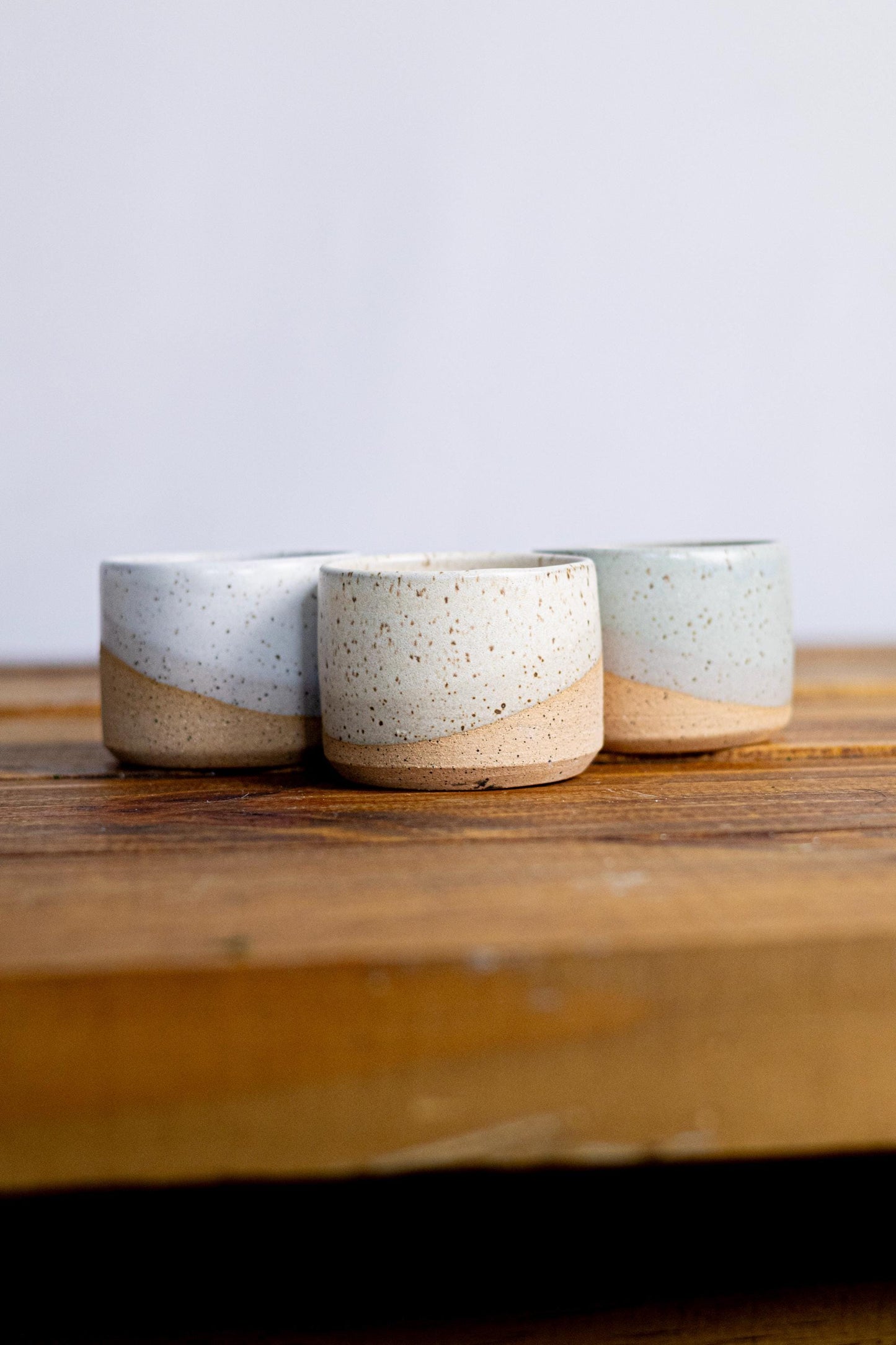 Mini Succulent Pots - 2-pack - Handmade Ceramic planters