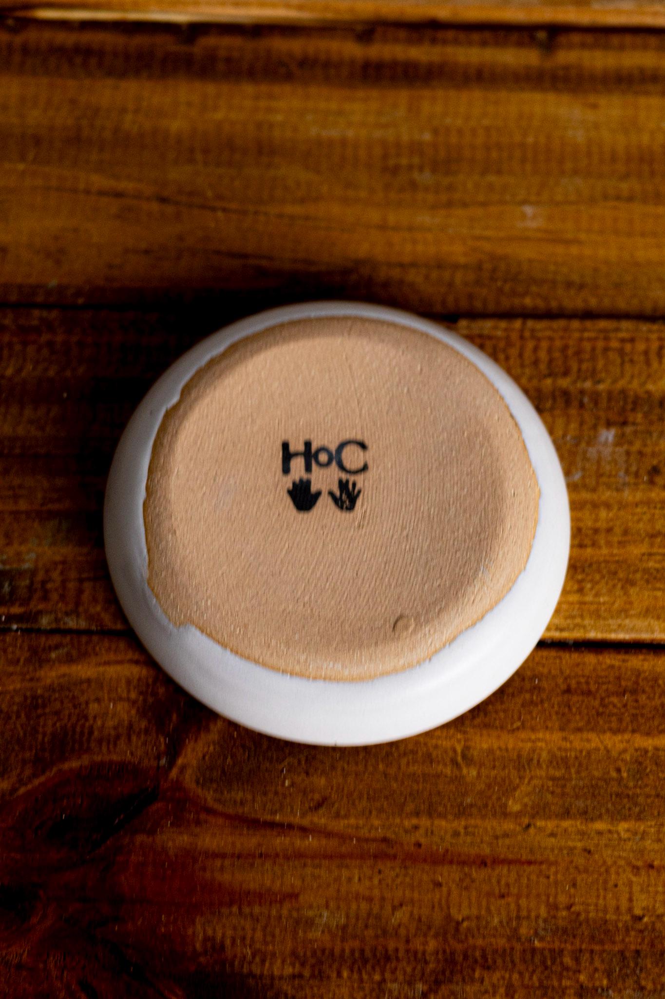 Handmade Ceramic Berry Bowls with saucers  Natural Stoneware   Colander Bowls- colors