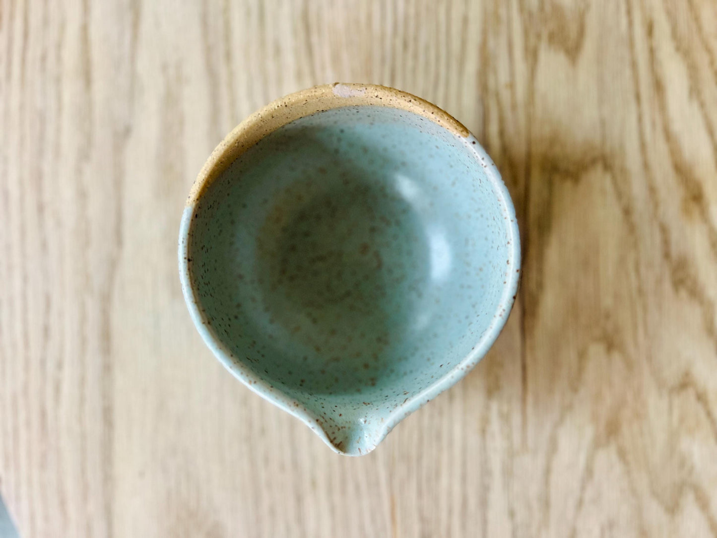 Wide bottom Matcha Bowl. Handmade Set with Spout Bamboo Whisk and Chasen Holder optional