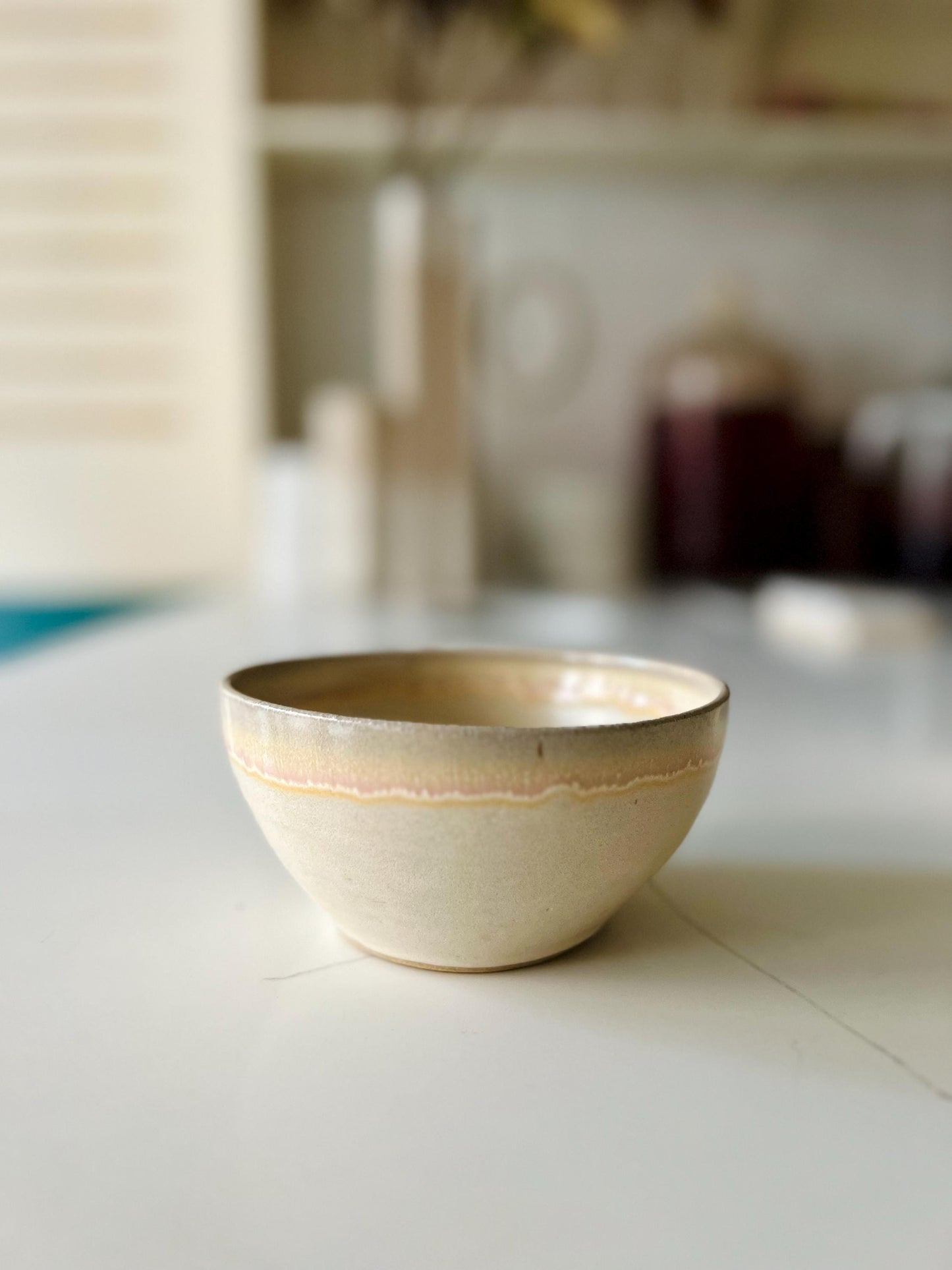 Sloped Ceramic Bowls - Natural Stoneware - Modern Handmade Kitchenware - Multiple Sizes, NEW!
