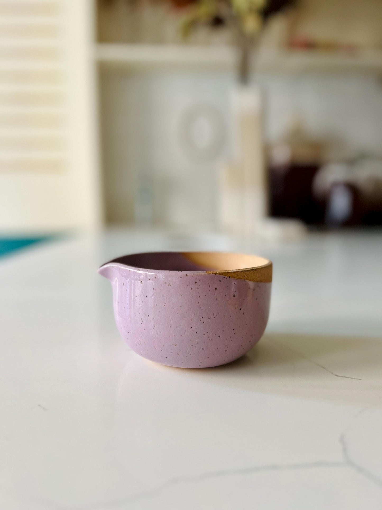 Wide bottom Matcha Bowl. Handmade Set with Spout Bamboo Whisk and Chasen Holder optional