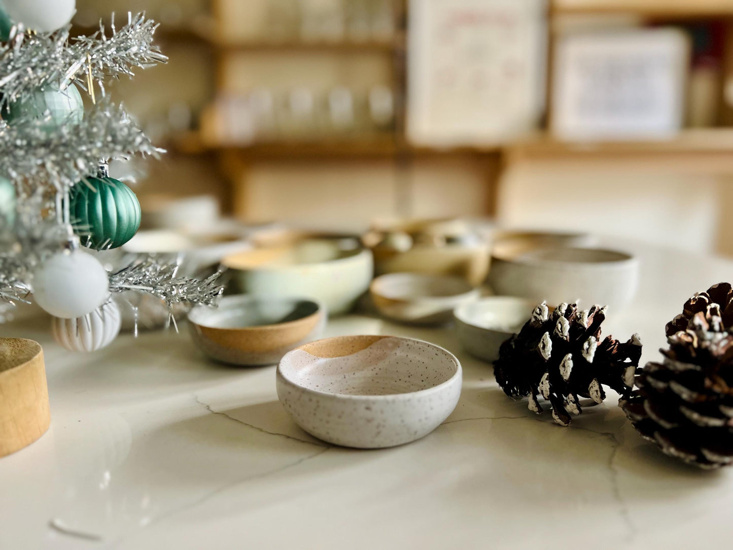 wide bottom Cereal Bowl: Handmade Stoneware Cookware.