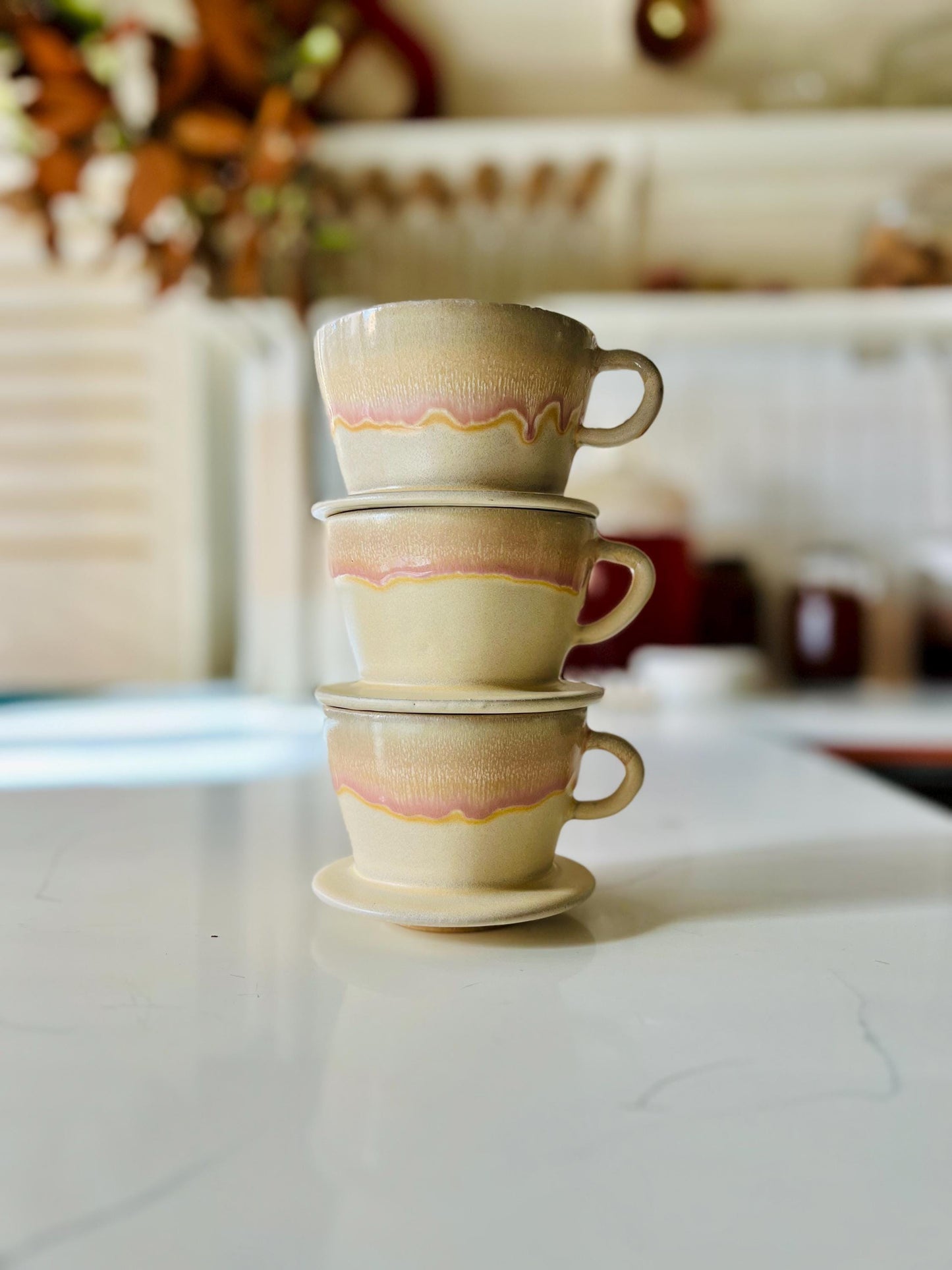 Ceramic Pour Over  Handmade coffee dripper- Coffee Brewer