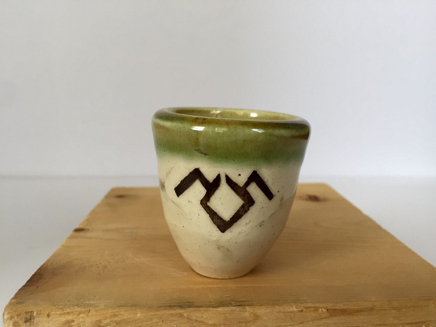 Twin peaks series themed ceramic shot glasses