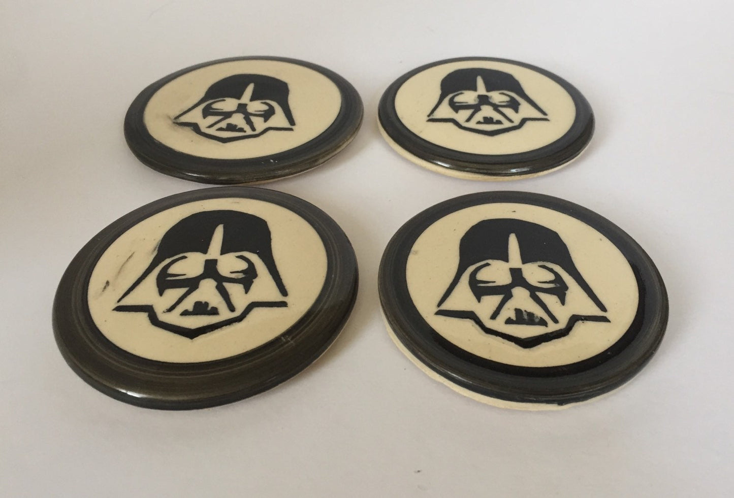 Darth vader - star wars - ceramic coaster - set of four